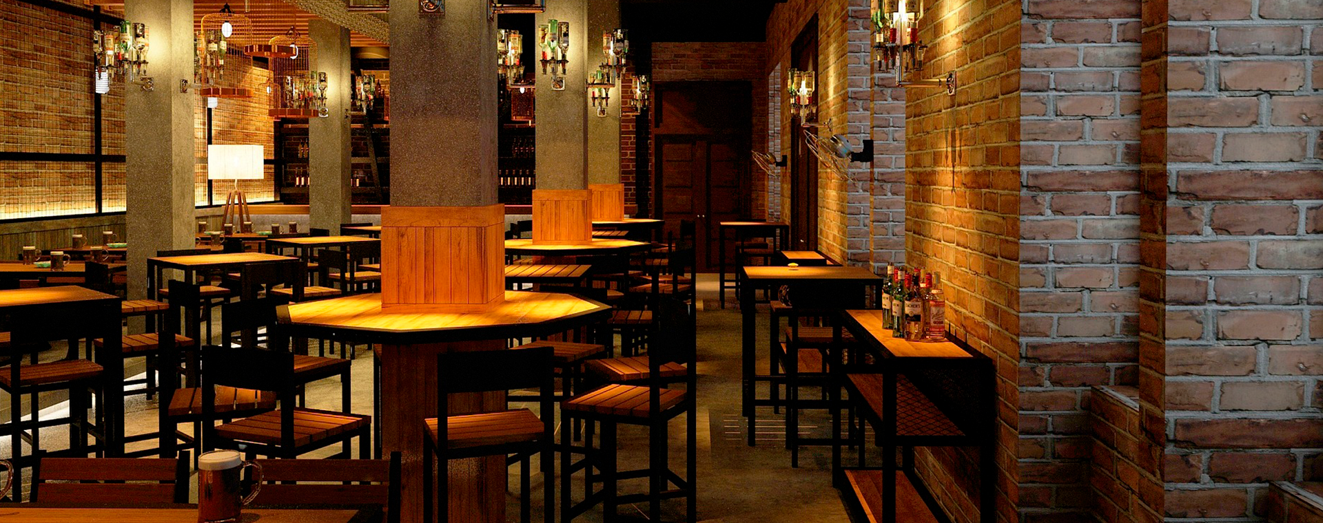 fotos do espaço interno do restaurante